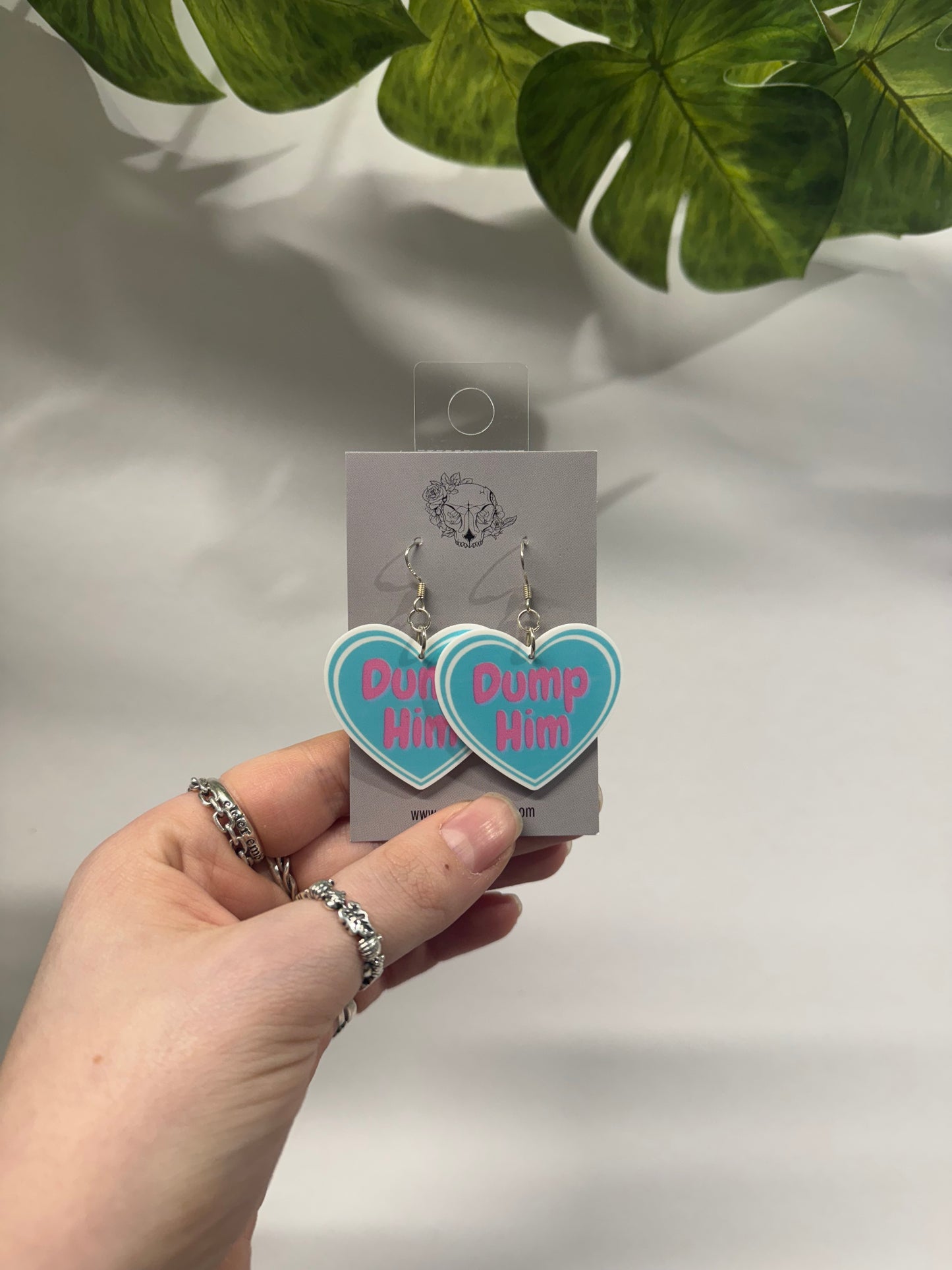 Dump Him Acrylic Earrings