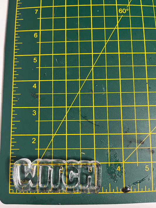 Witch Shaker Acrylic Blank