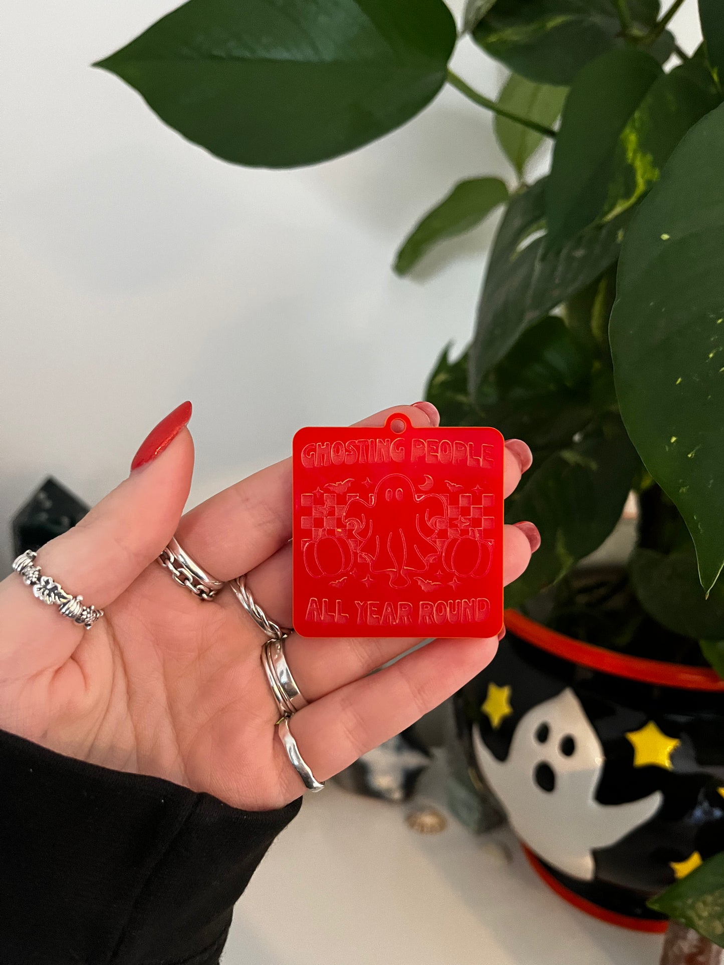 2” Ghosting People Keyring Silicone Mould