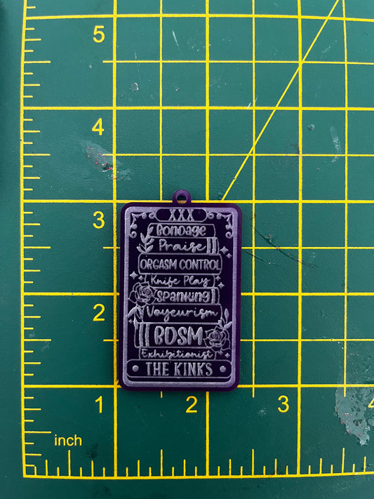 2” The Kinks Tarot Card Silicone Mould