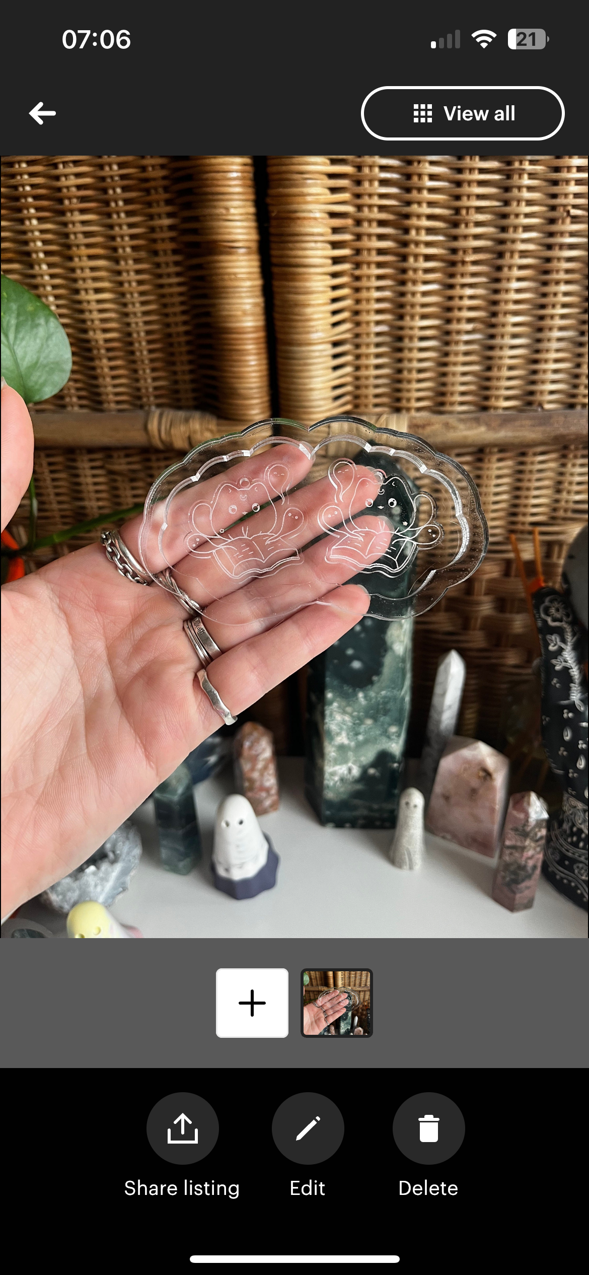 1.5” Summoning Kitty Earrings Silicone Mould