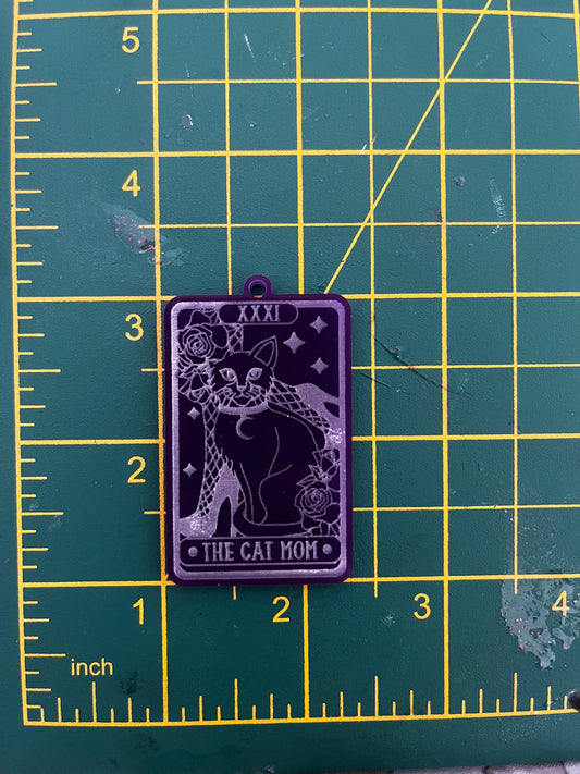 2” The Cat Mom Tarot Card Silicone Mould