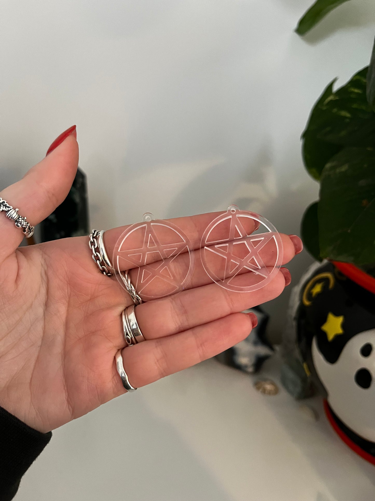 1.5” Pentagram Earrings Silicone Mould