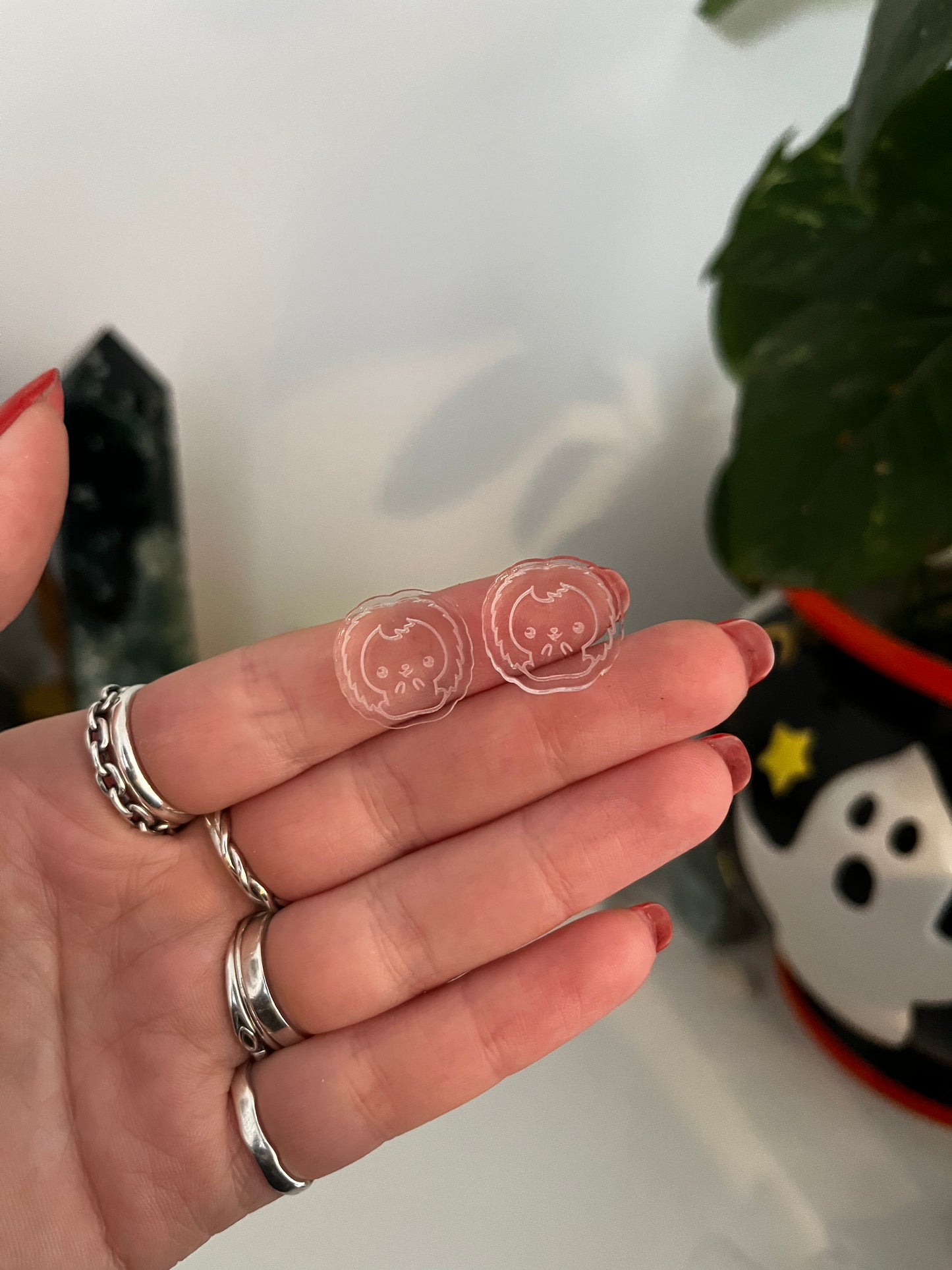 Hedgehog Stud Earrings Silicone Mould