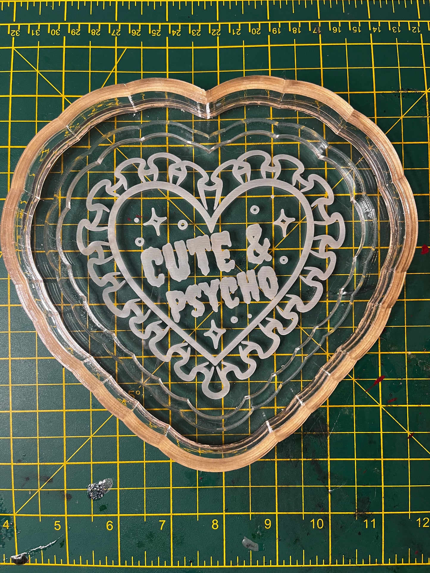 Cute and Psycho Tray Blank