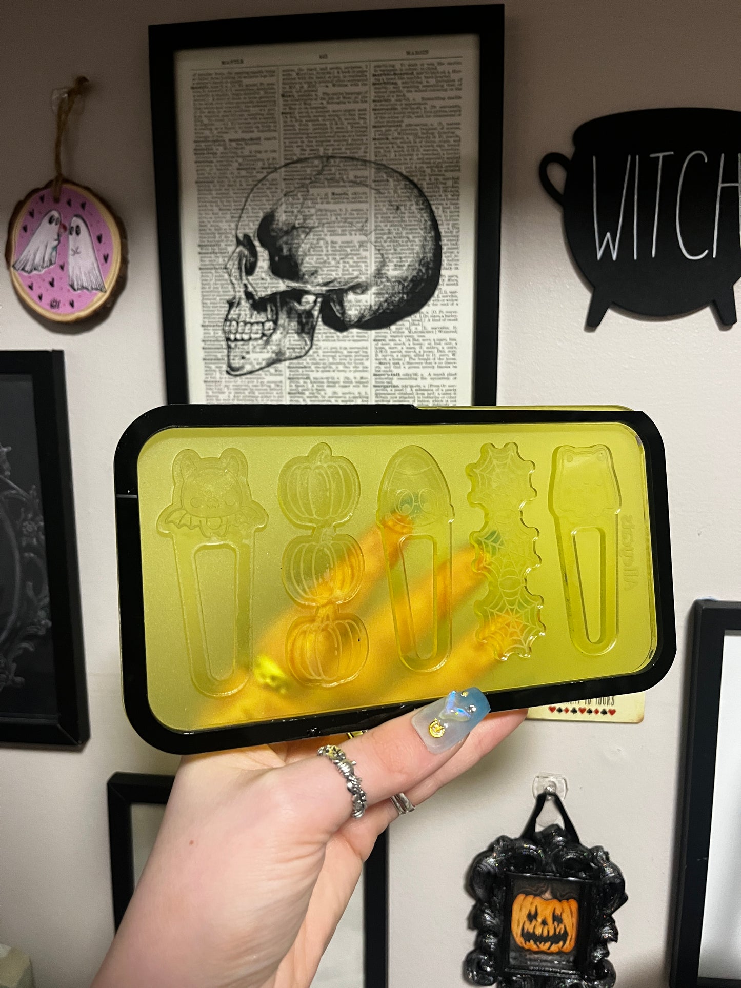 Kawaii Spooky Barettes Silicone Mould