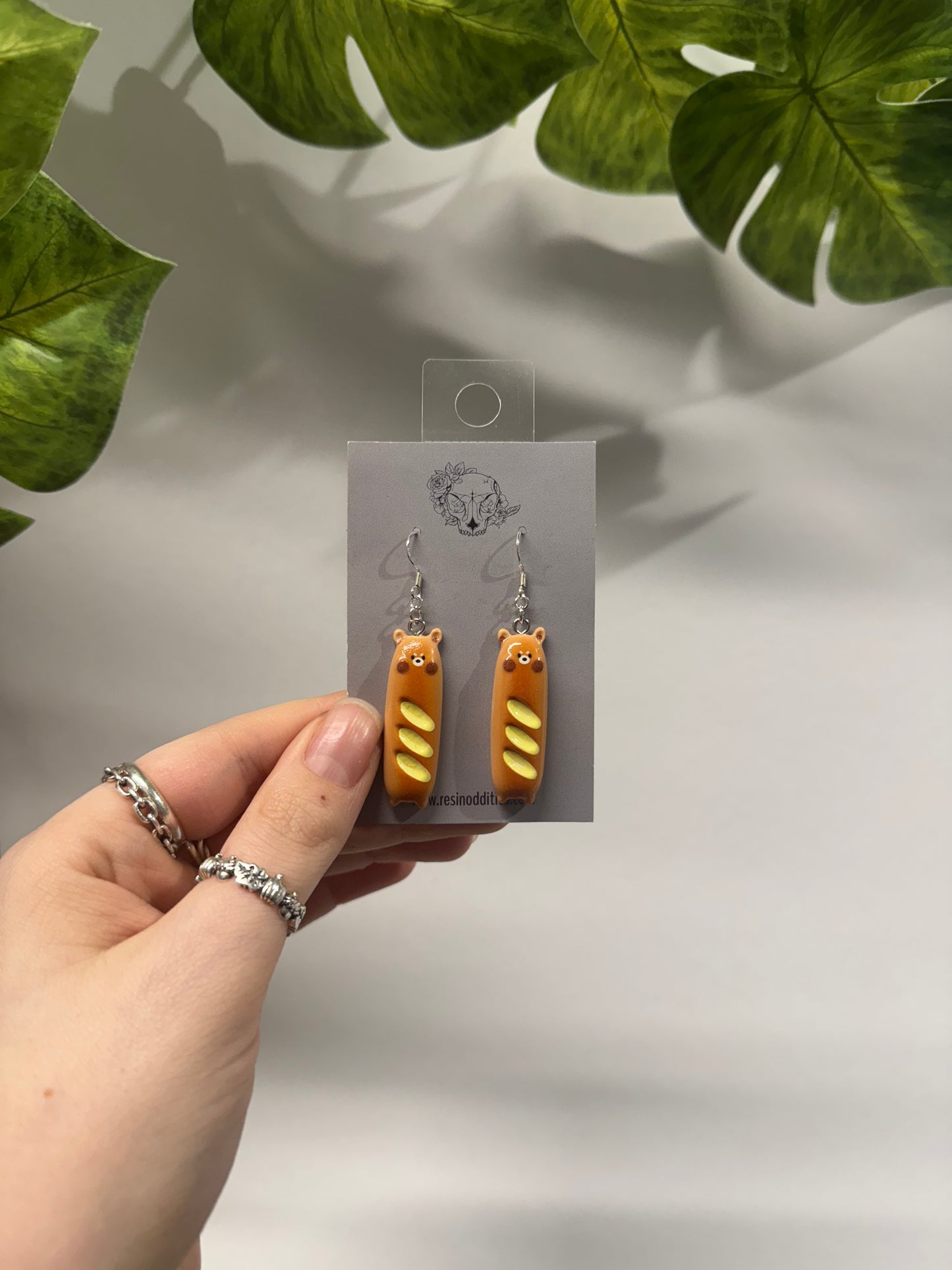 Beargette Acrylic Earrings