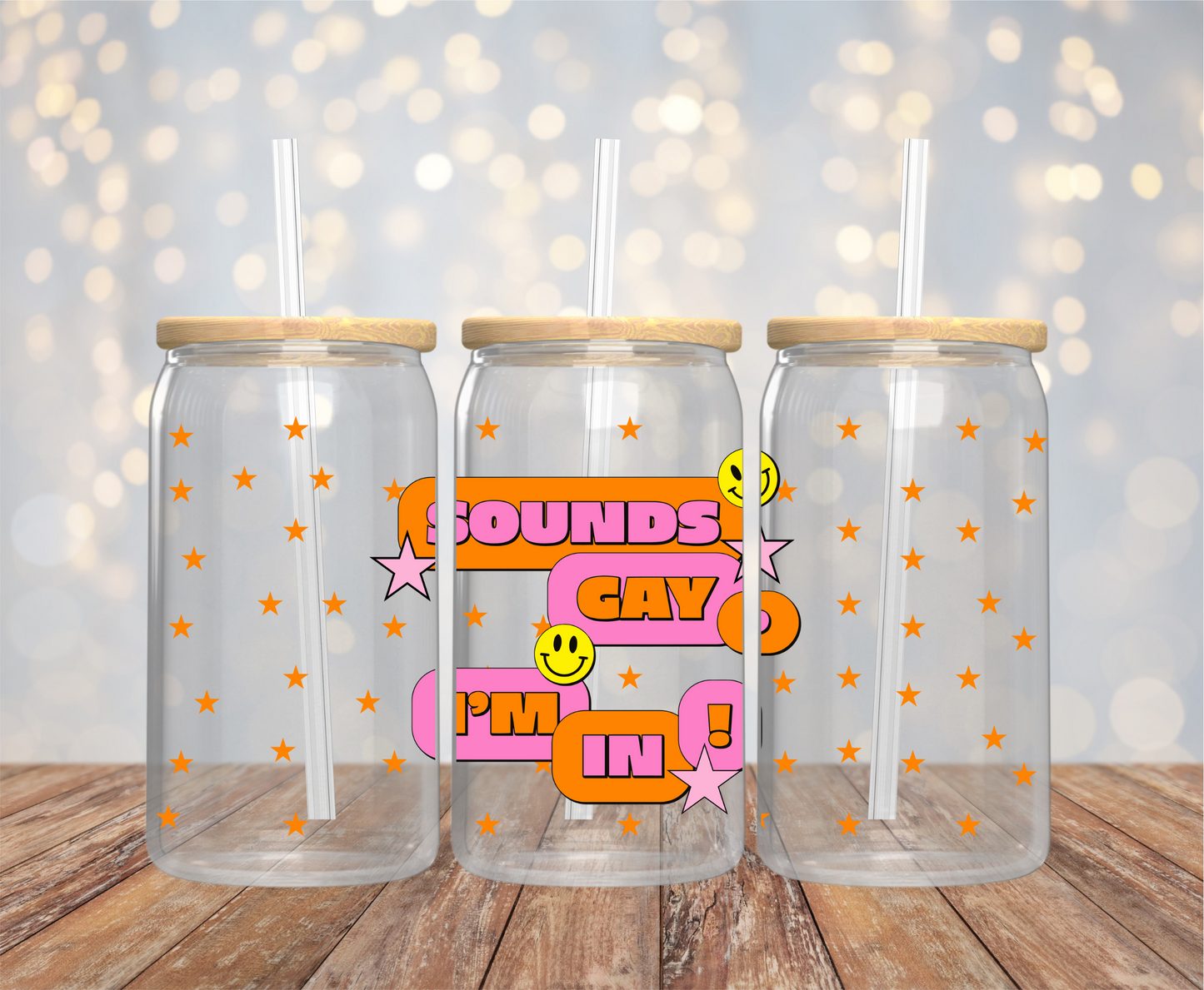 Sounds Gay I'm In Libbey Glass Can