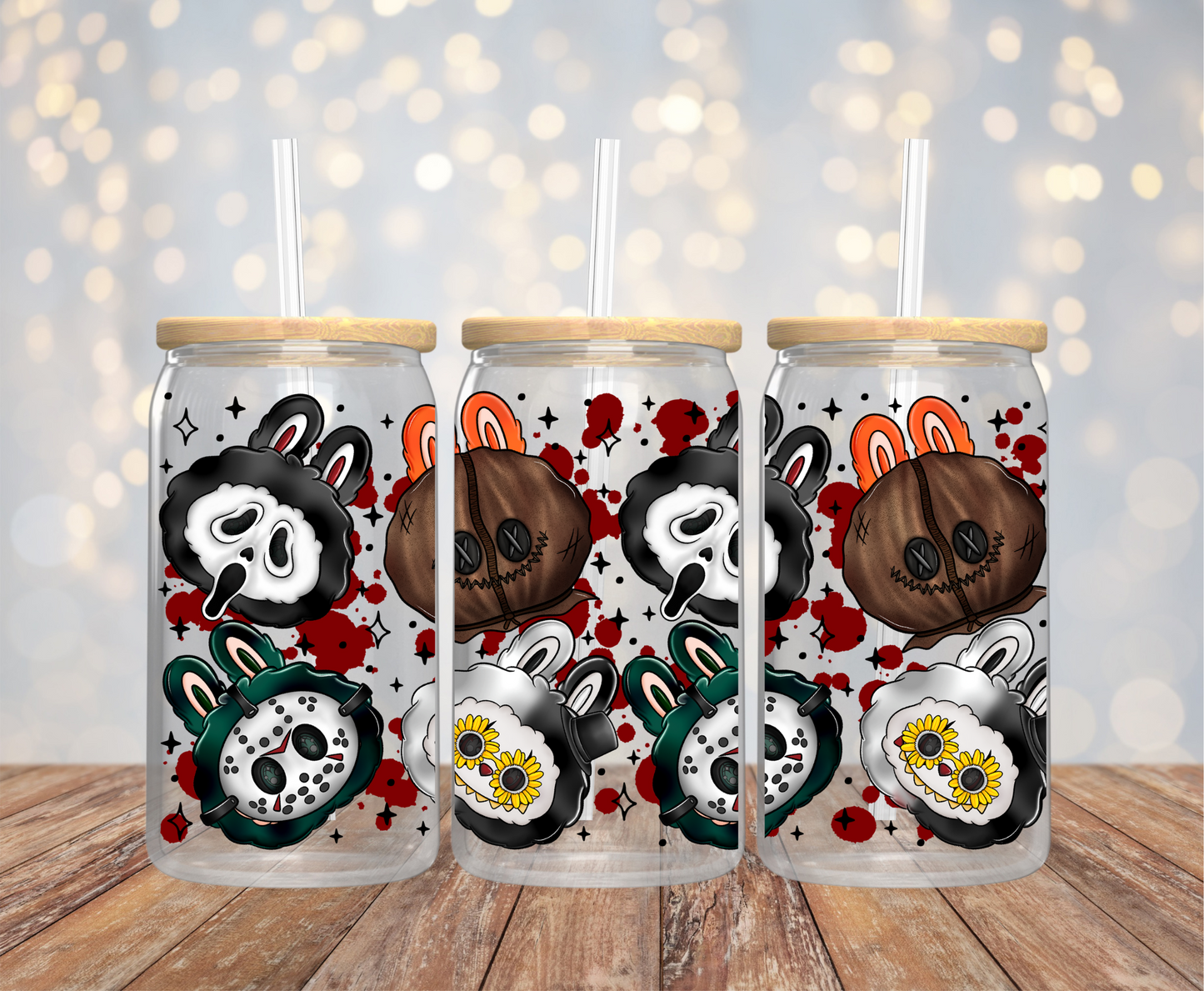 Horror Bu Libbey Glass Can