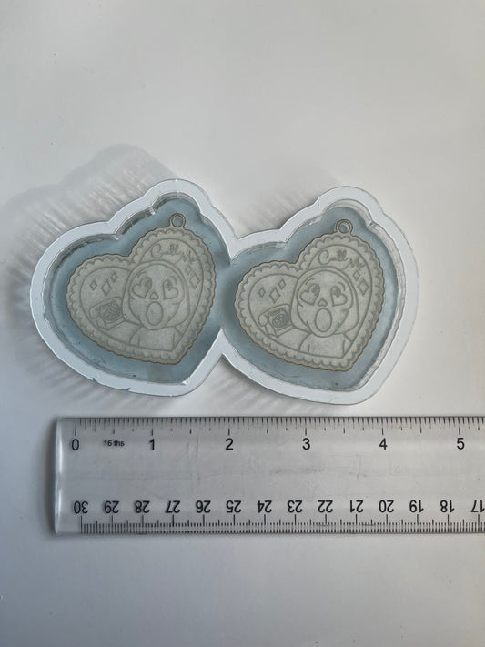 2" Call Me Earrings Acrylic Blank