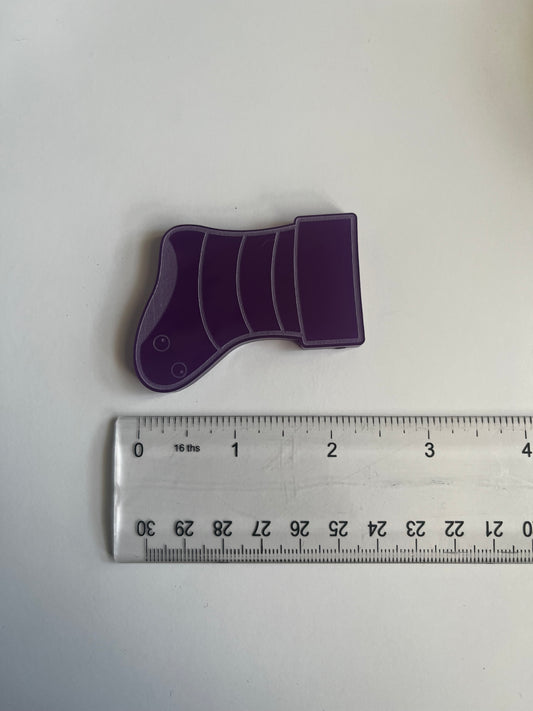 2.5" Spooky Stocking Acrylic Blank