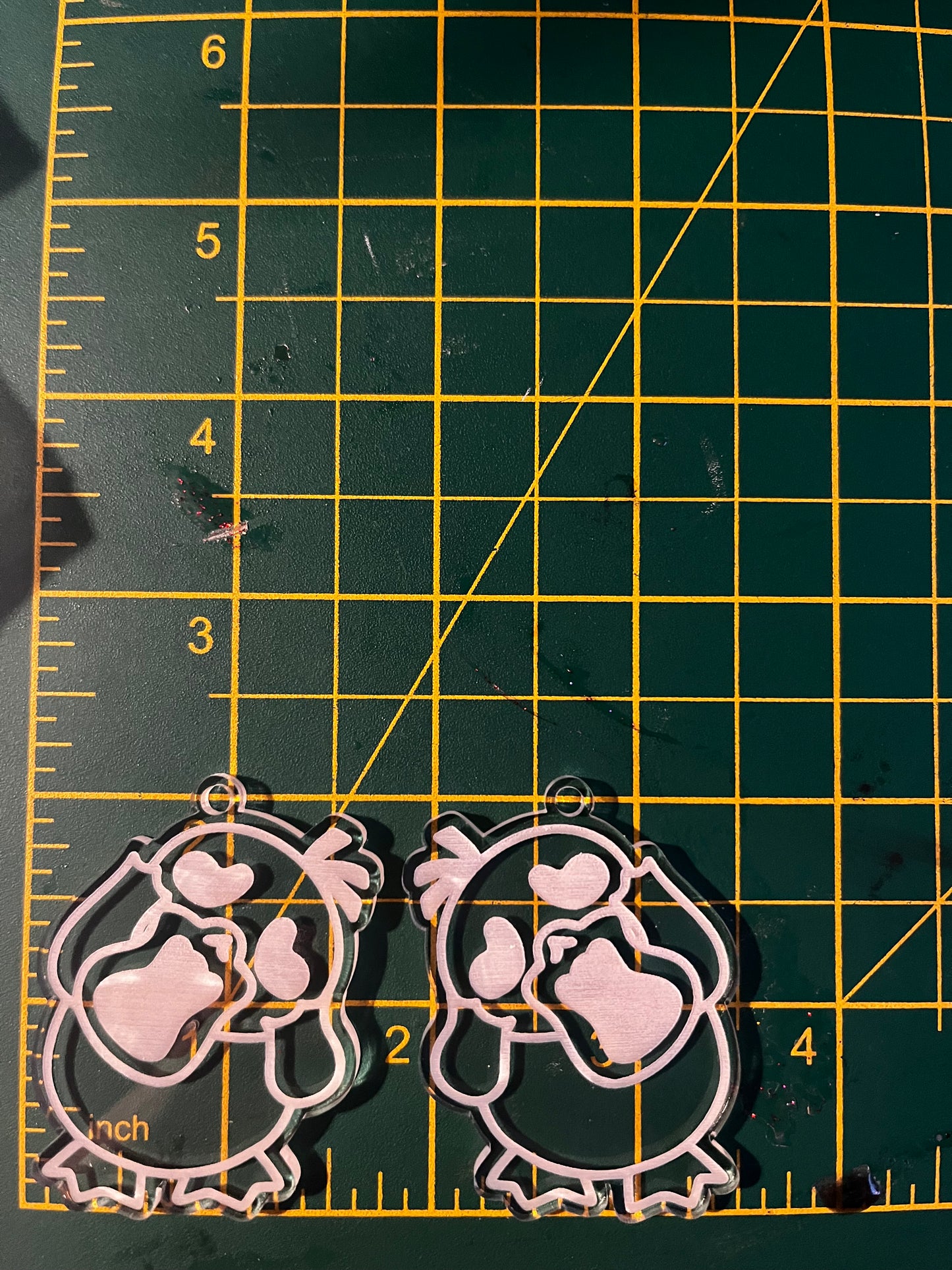 2” Horror x Pocket Monster 2 Earrings Silicone Mould