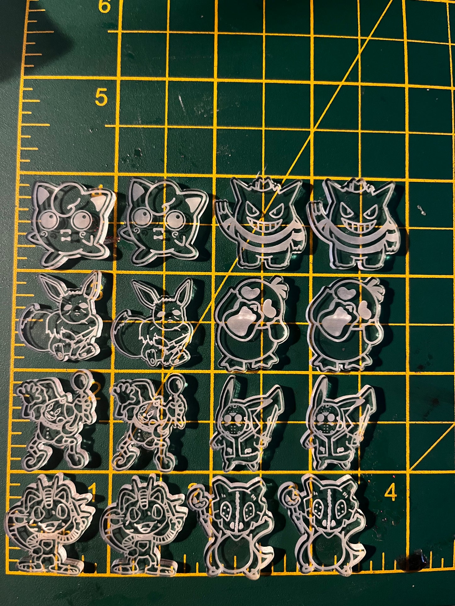 Horror x Pocket Monster Mini Bits Palette Silicone Mould