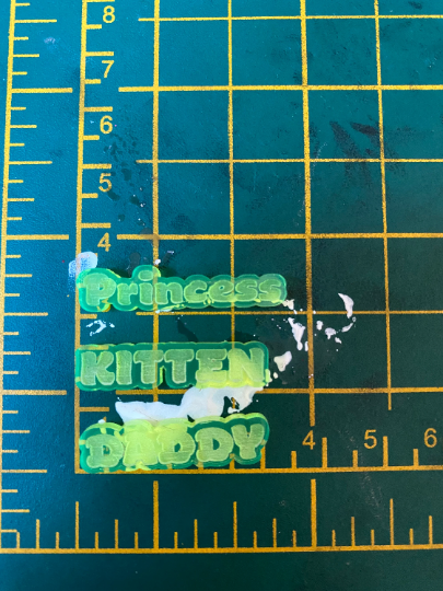 Mini Words Palette Silicone Mould