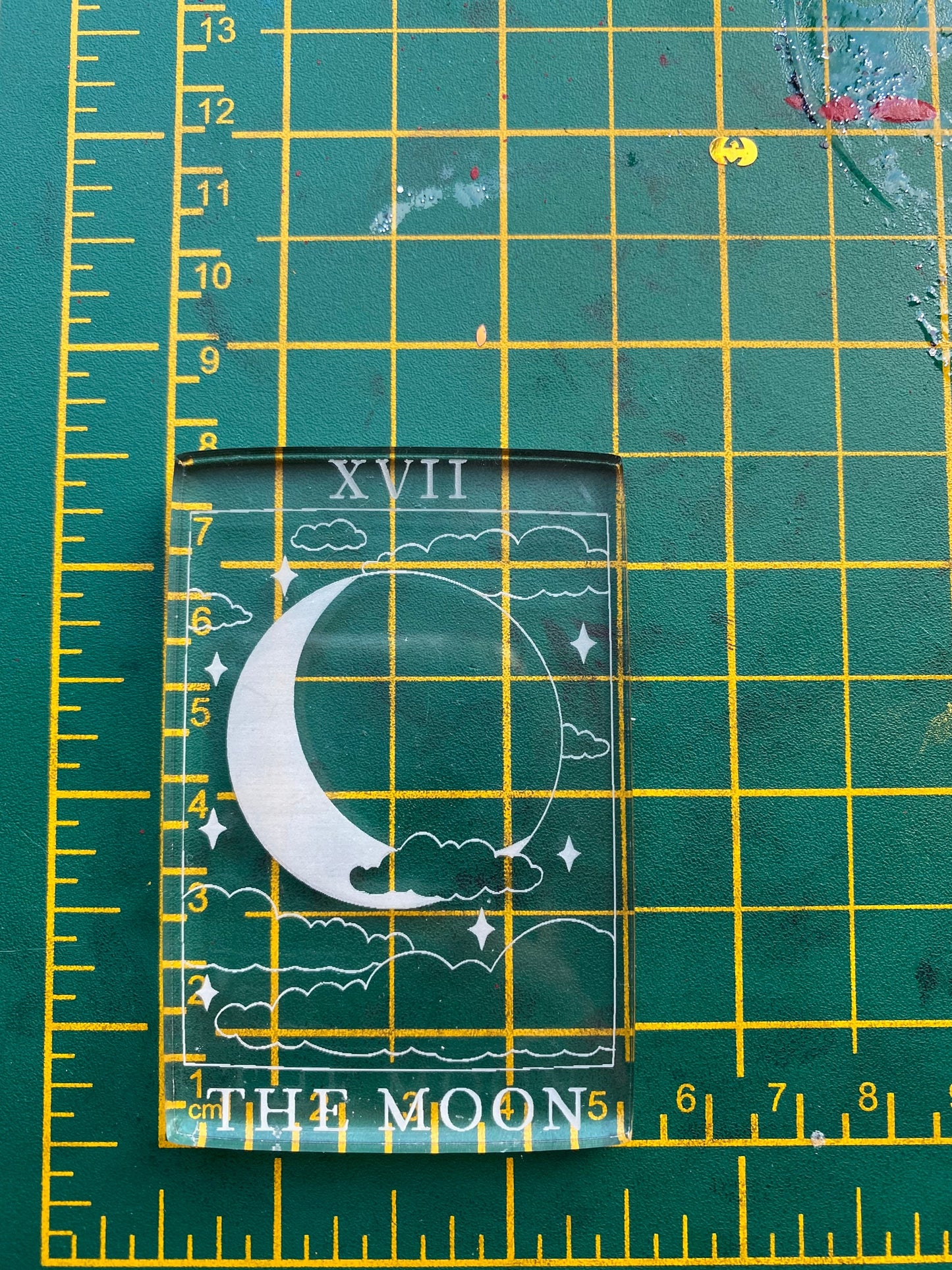 The Moon Tarot Card Silicone Mould