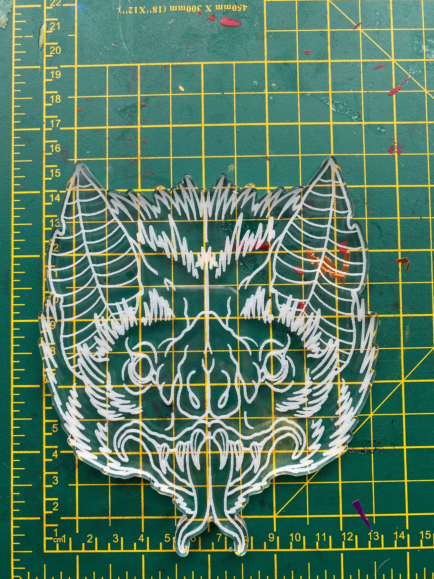 Large Bat Head Silicone Mould