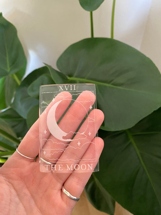 The Moon Tarot Card Silicone Mould