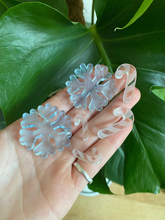 Snowflake and Candy Cane Palette