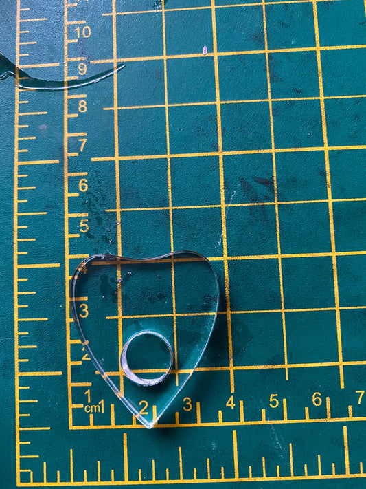 Small Planchette Silicone Mould