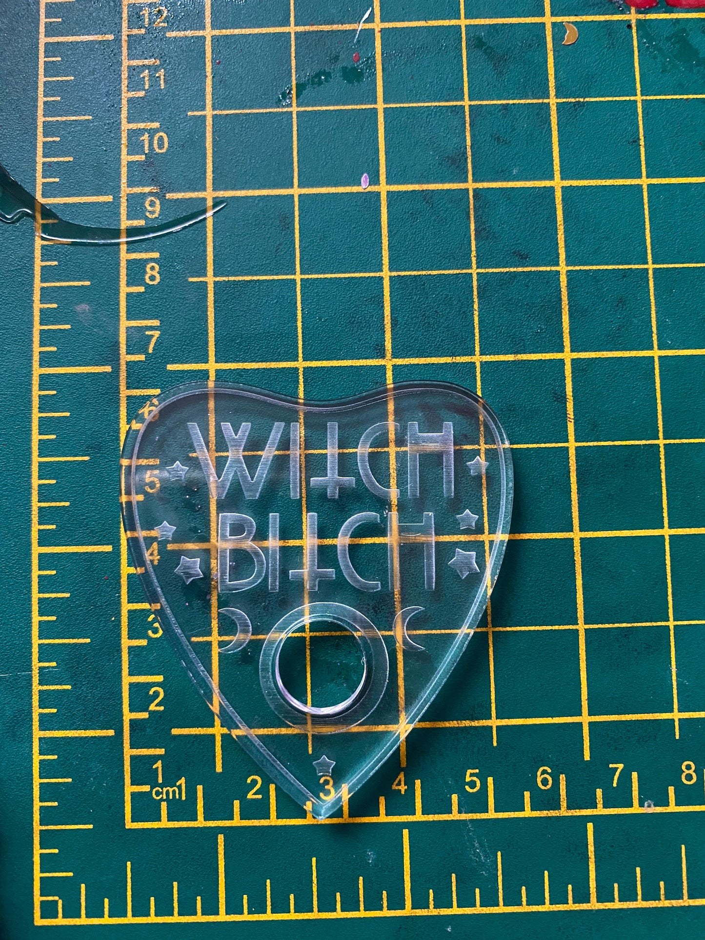 Witch Bitch Planchette Silicone Mould