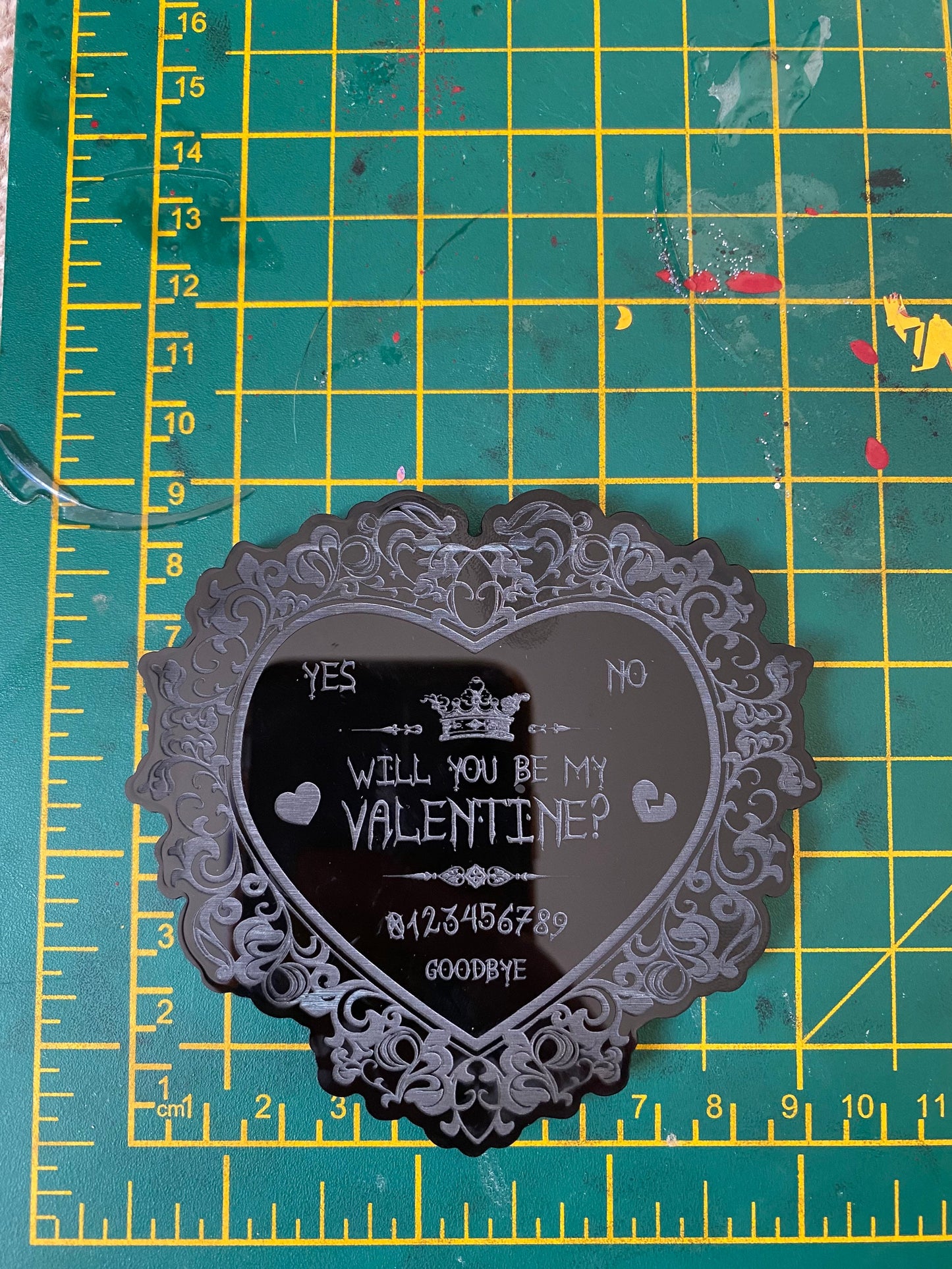 Valentine Ouija Board Silicone Mould