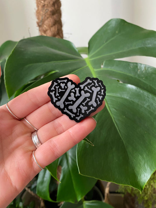 Bone Heart Silicone Mould