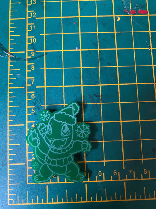 Mini Winter Charmander Silicone Mould