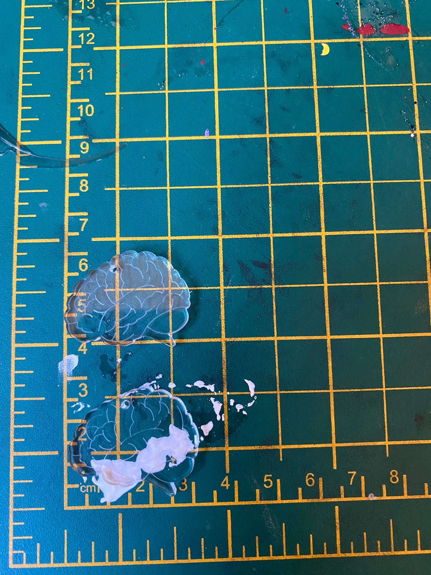 Brain Earrings Silicone Mould