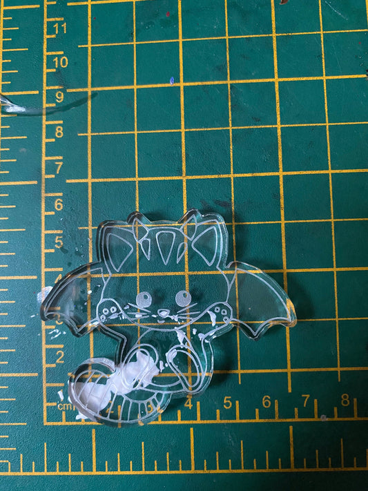 2.5” Devil Cat Silicone Mould