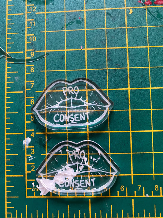 Pro Consent Lips Silicone Mould