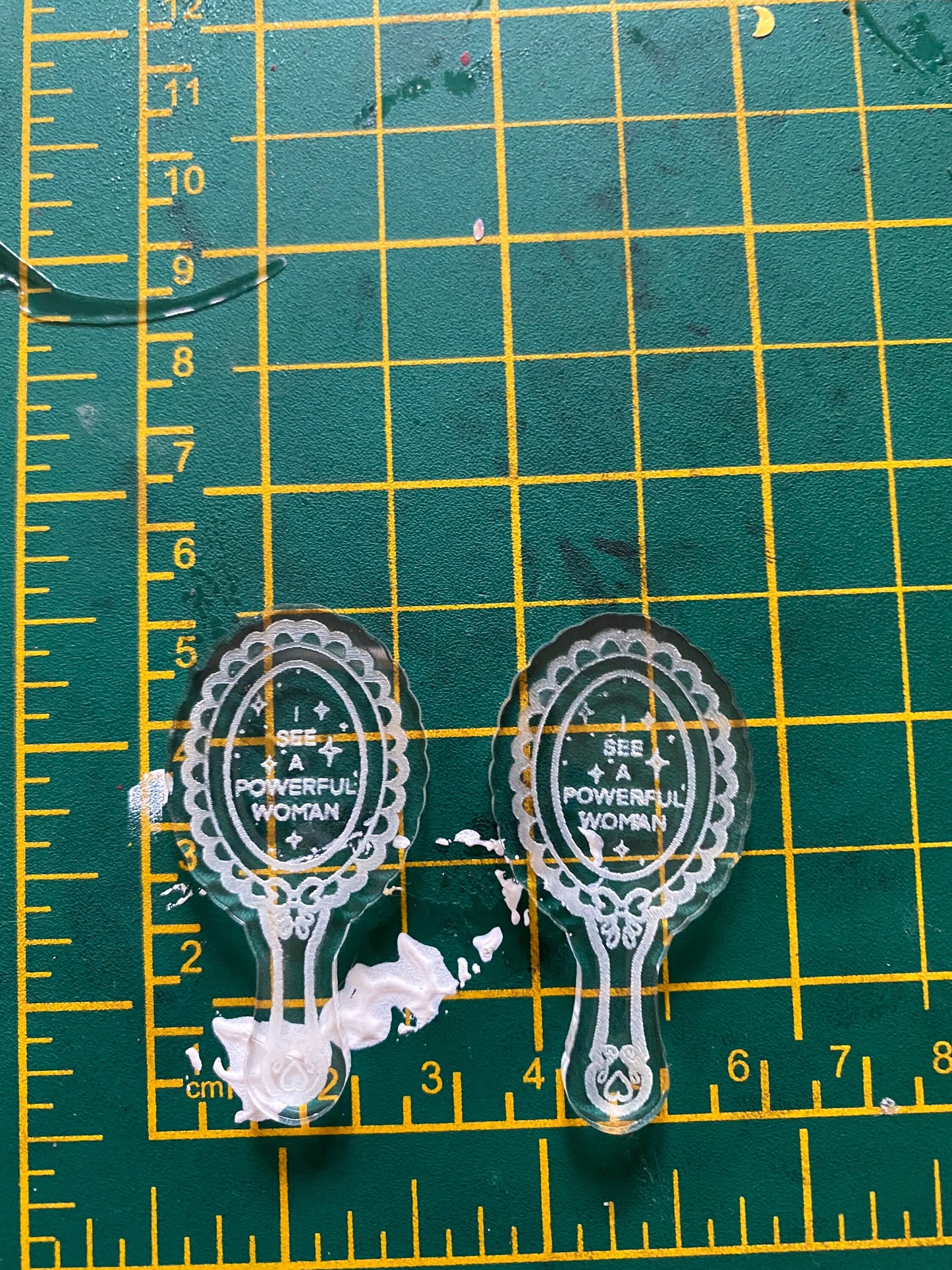 Powerful Woman Mirrors Silicone Mould