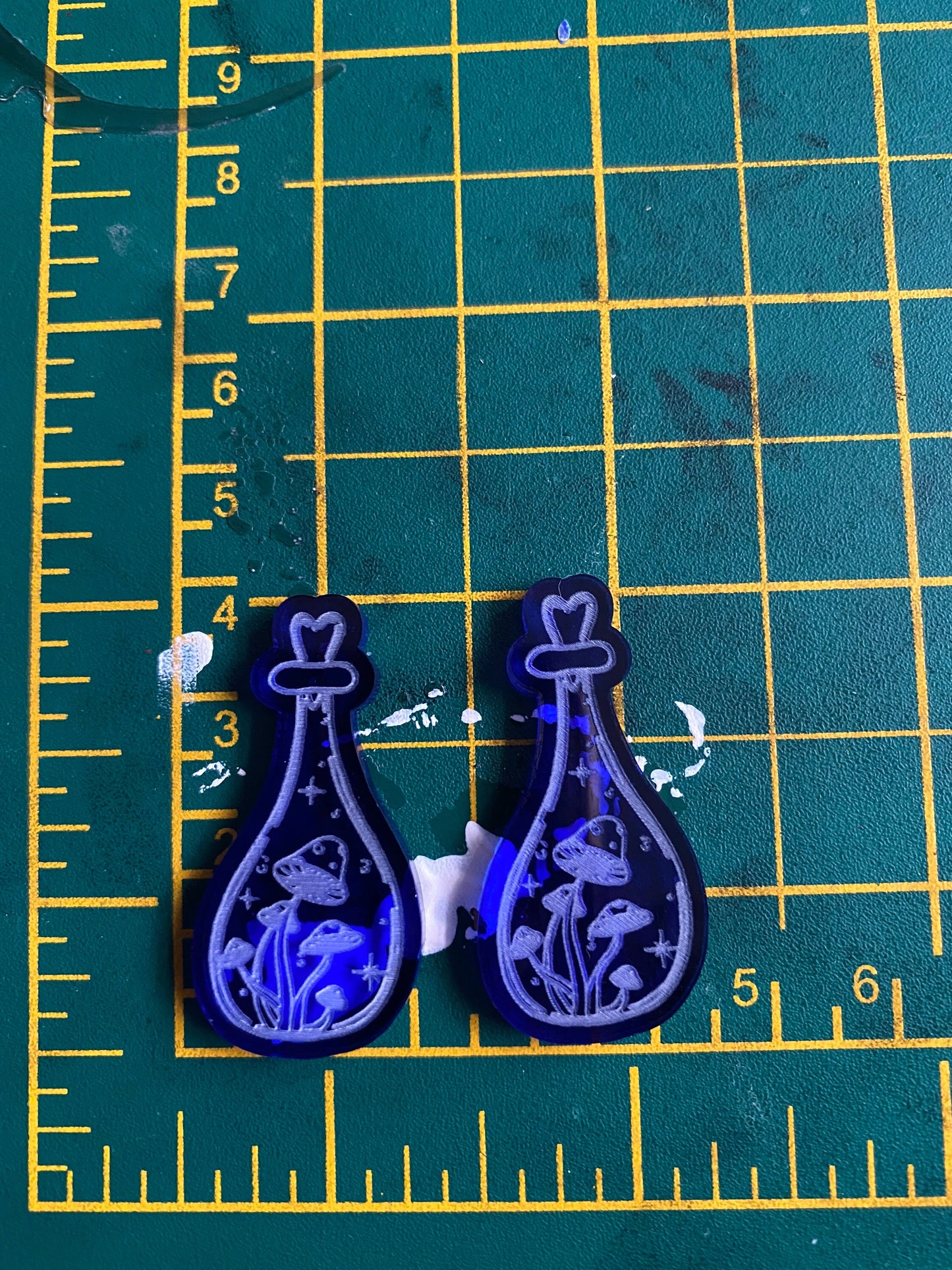 Mushroom Potion Bottles Silicone Mould