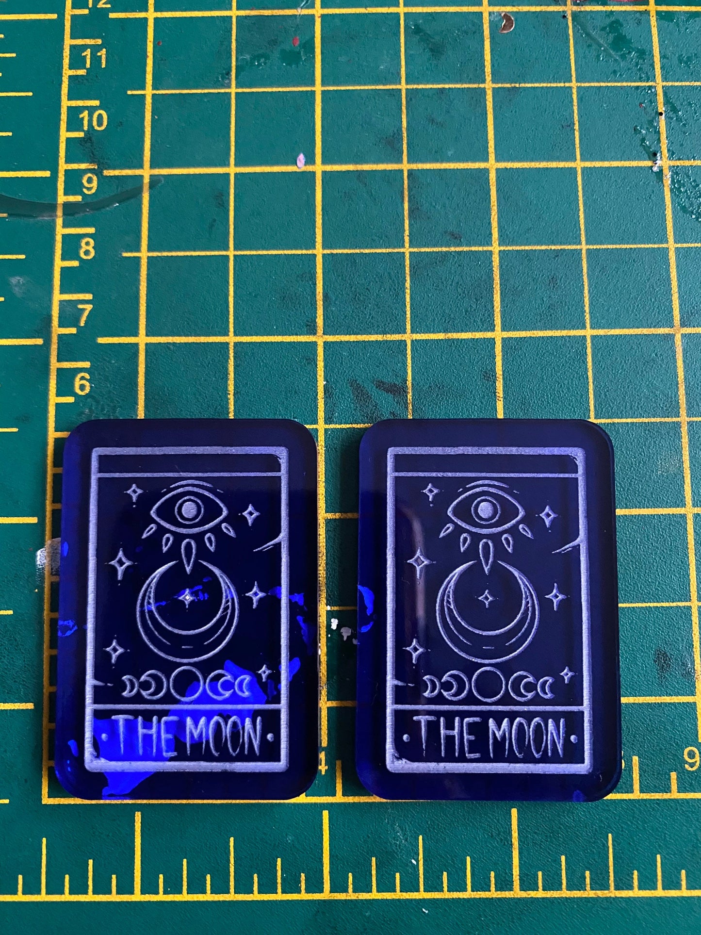 The Moon Tarot Cards Silicone Mould