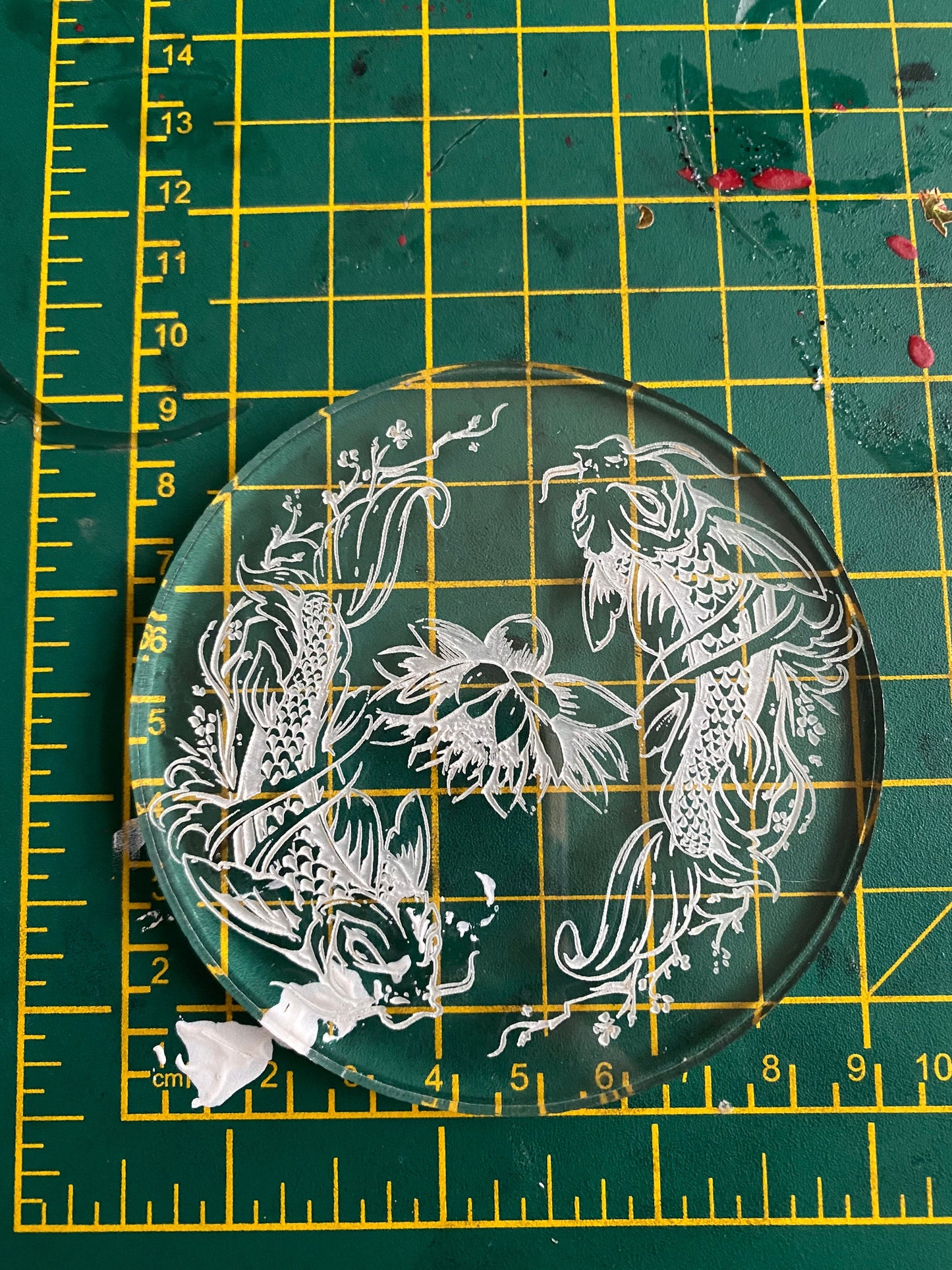 Koi Coaster Silicone Mould