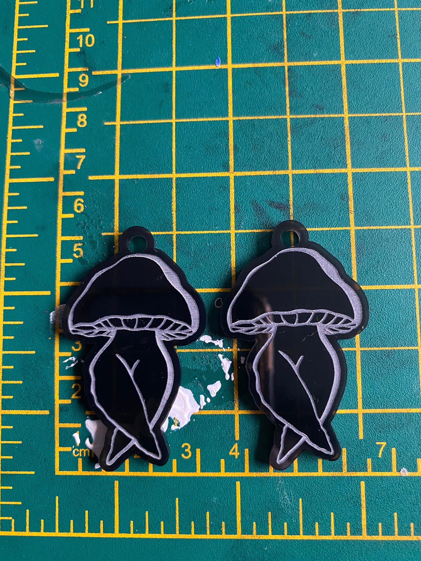 2” Mushroom Legs Earrings Silicone Mould