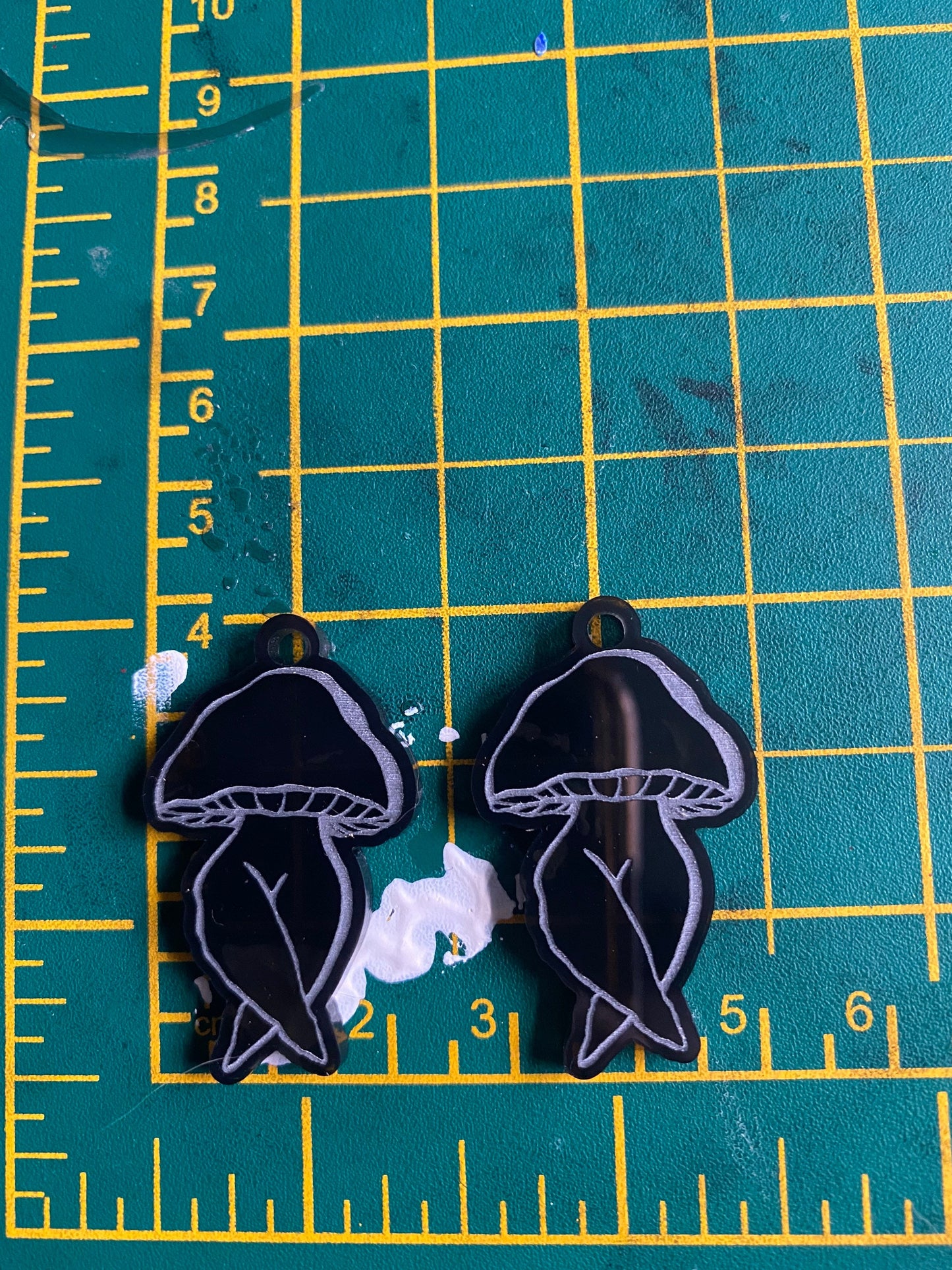 1.5” Mushroom Legs Earrings Silicone Mould