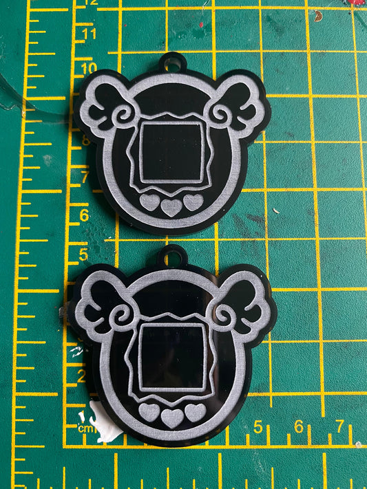 2” Angelgotchi Earrings Silicone Mould