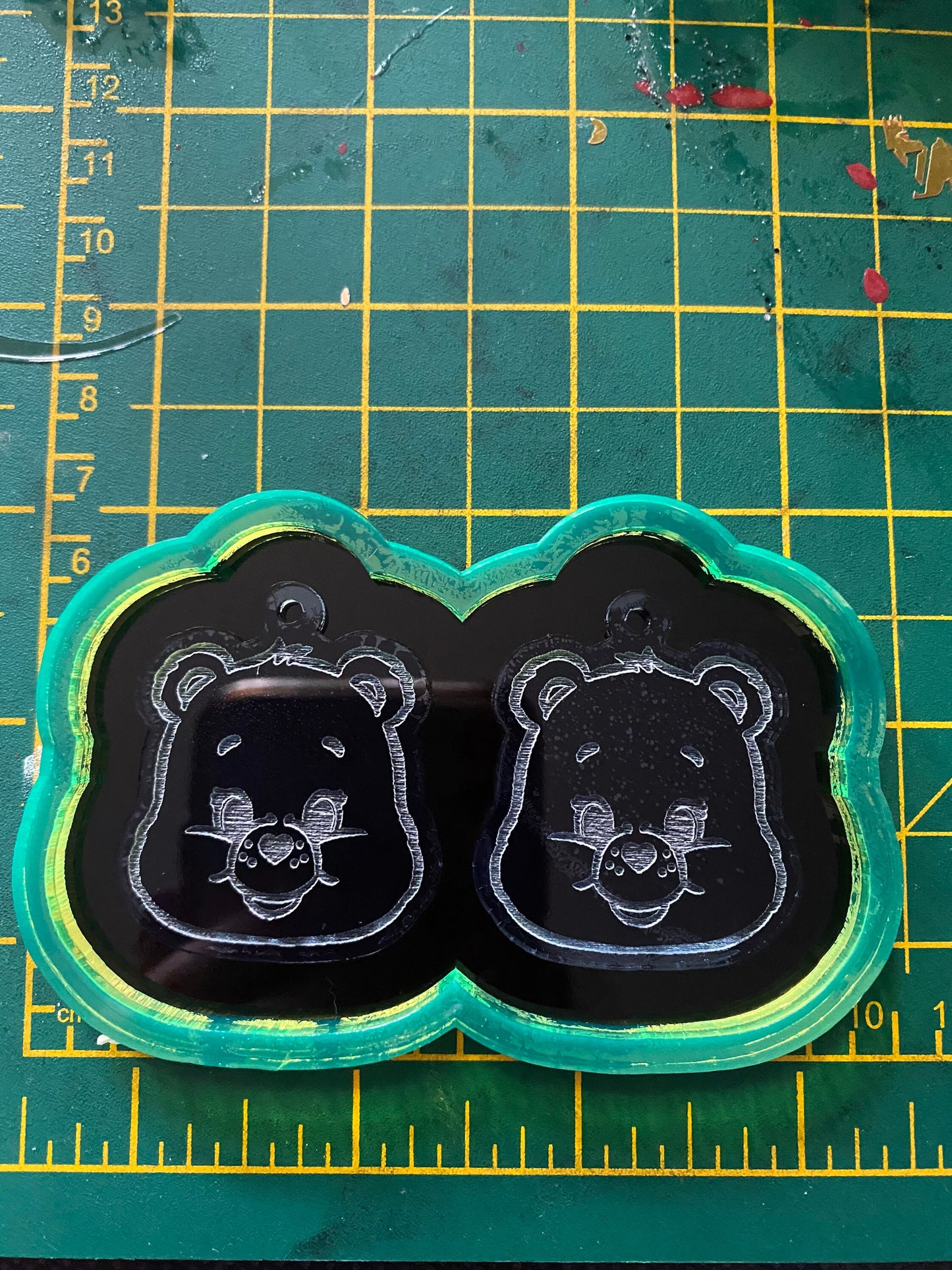 2” Bear Earrings Silicone Mould