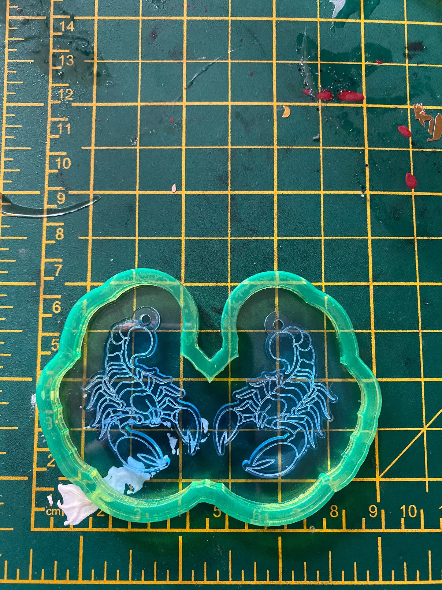 1.5” Scorpion Earrings Silicone Mould