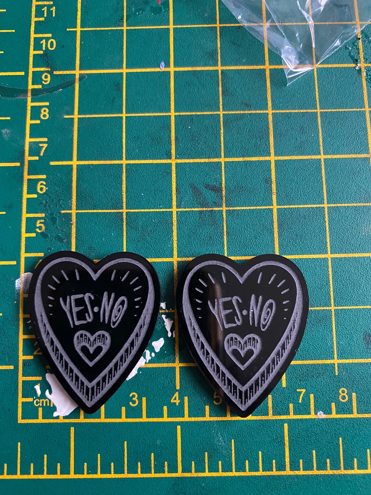 Yes/No Planchettes Silicone Mould