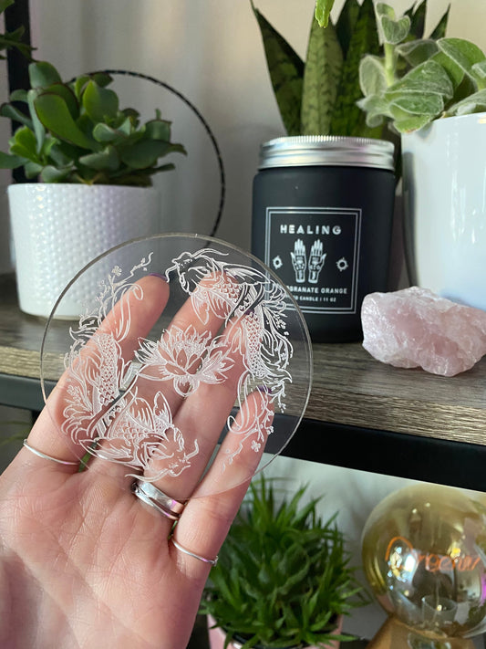 Koi Coaster Silicone Mould