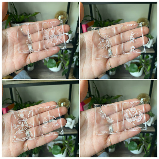 2” Major Arcana Tarot Card Silicone Moulds