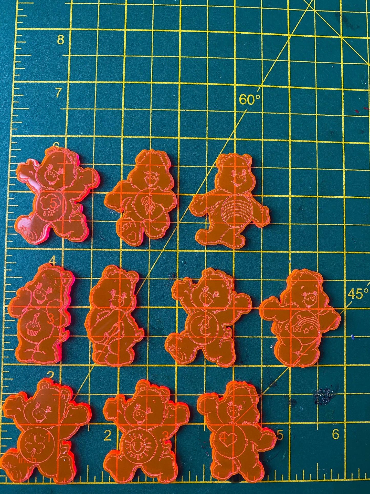 1.75” 10 Piece Bear Palette Silicone Mould