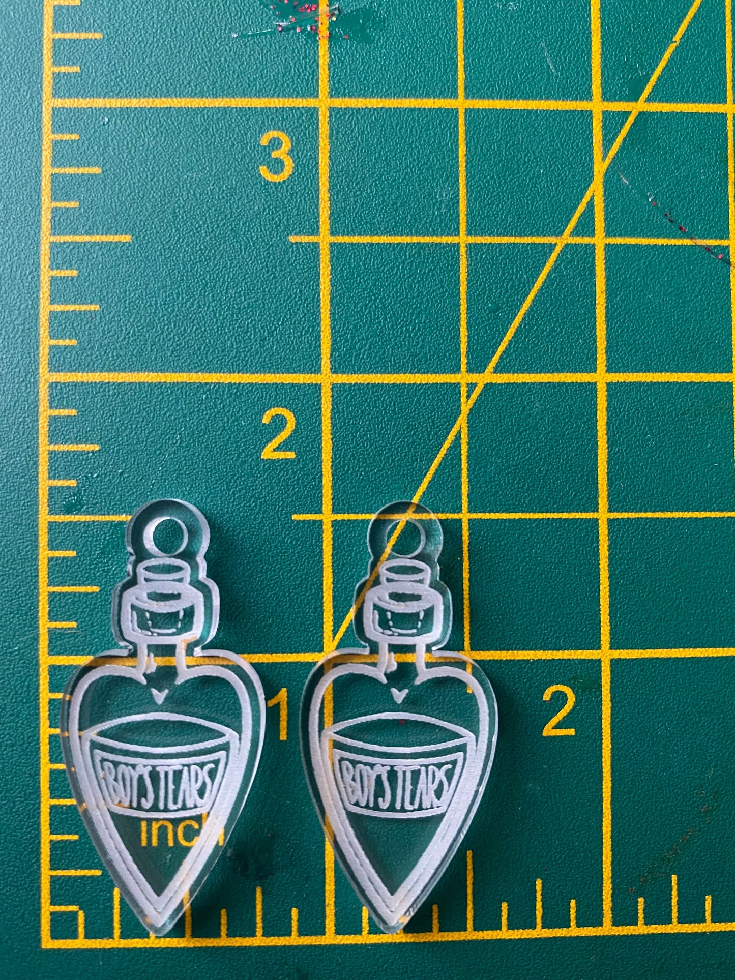 1.5” Boy’s Tears Earrings Silicone Mould