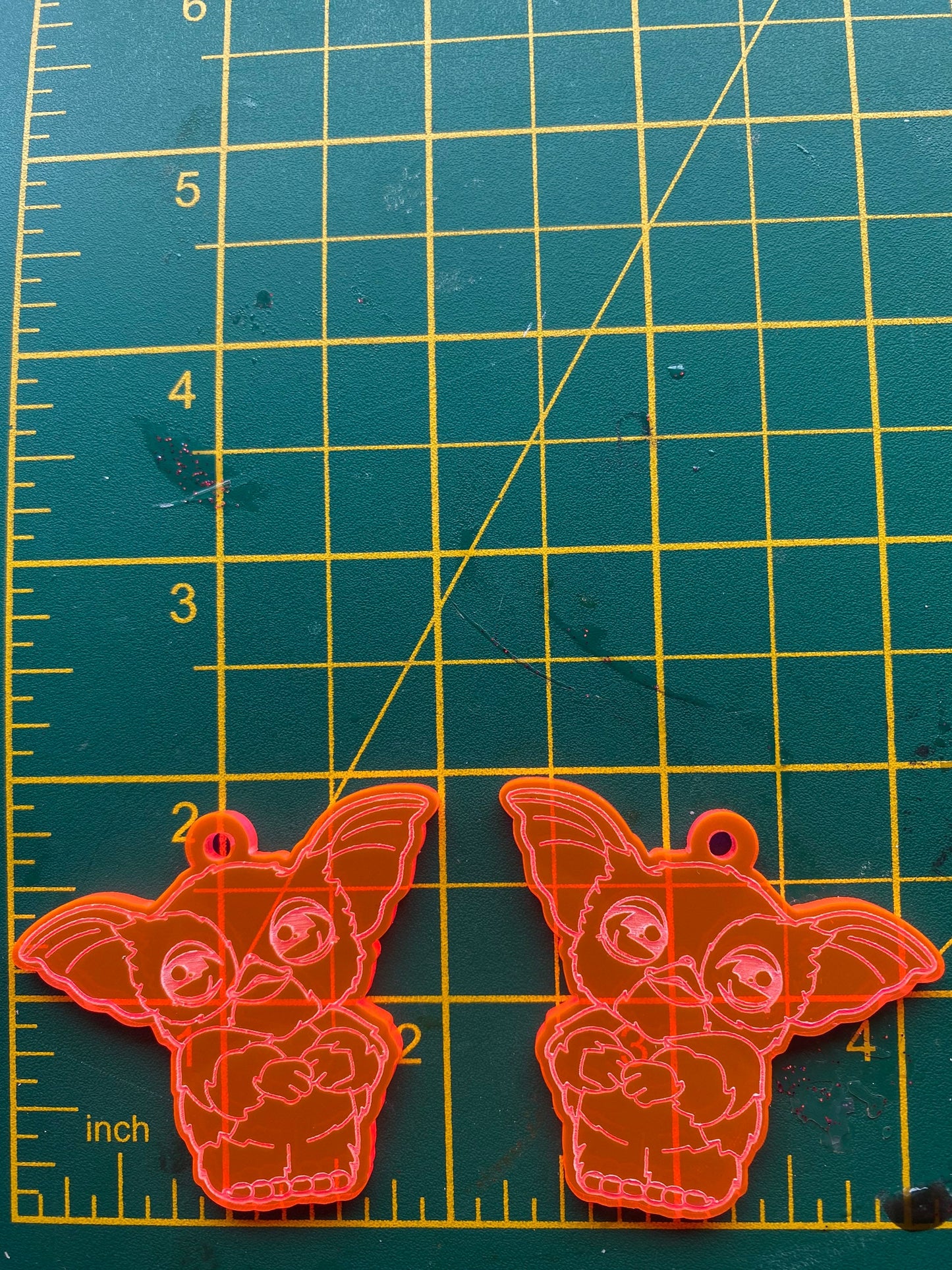 2” Giz Earrings Silicone Mould