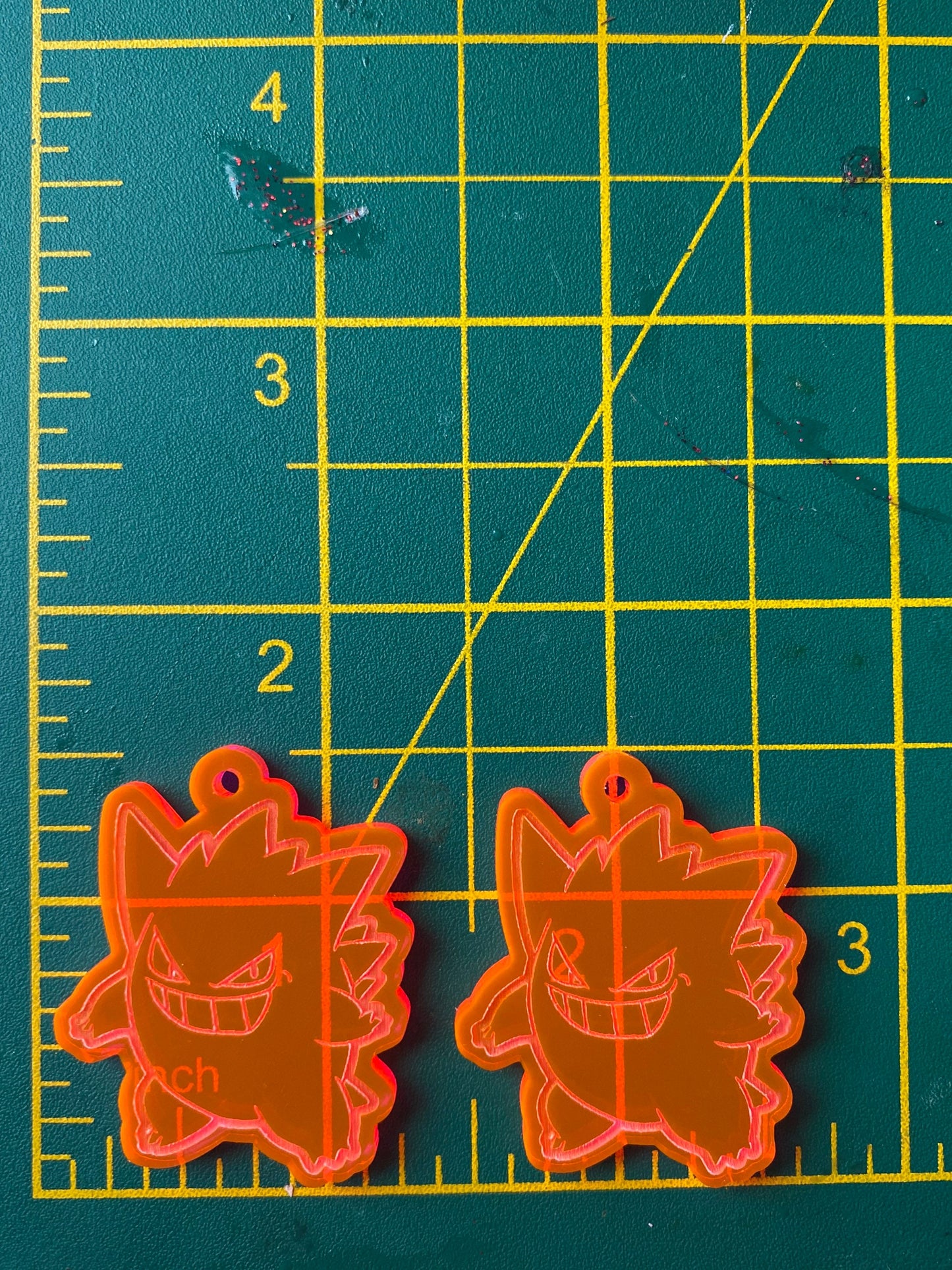 1.5” Geng Earrings Silicone Mould