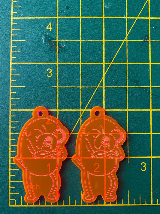 2” AT Jake Earrings Silicone Mould