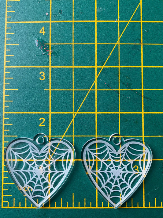 1.5” Web Earrings Silicone Mould
