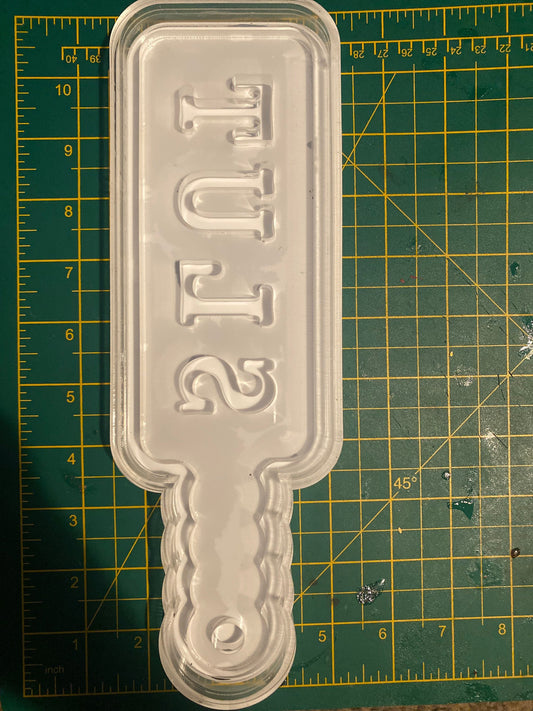 10” Slut Paddle Silicone Mould