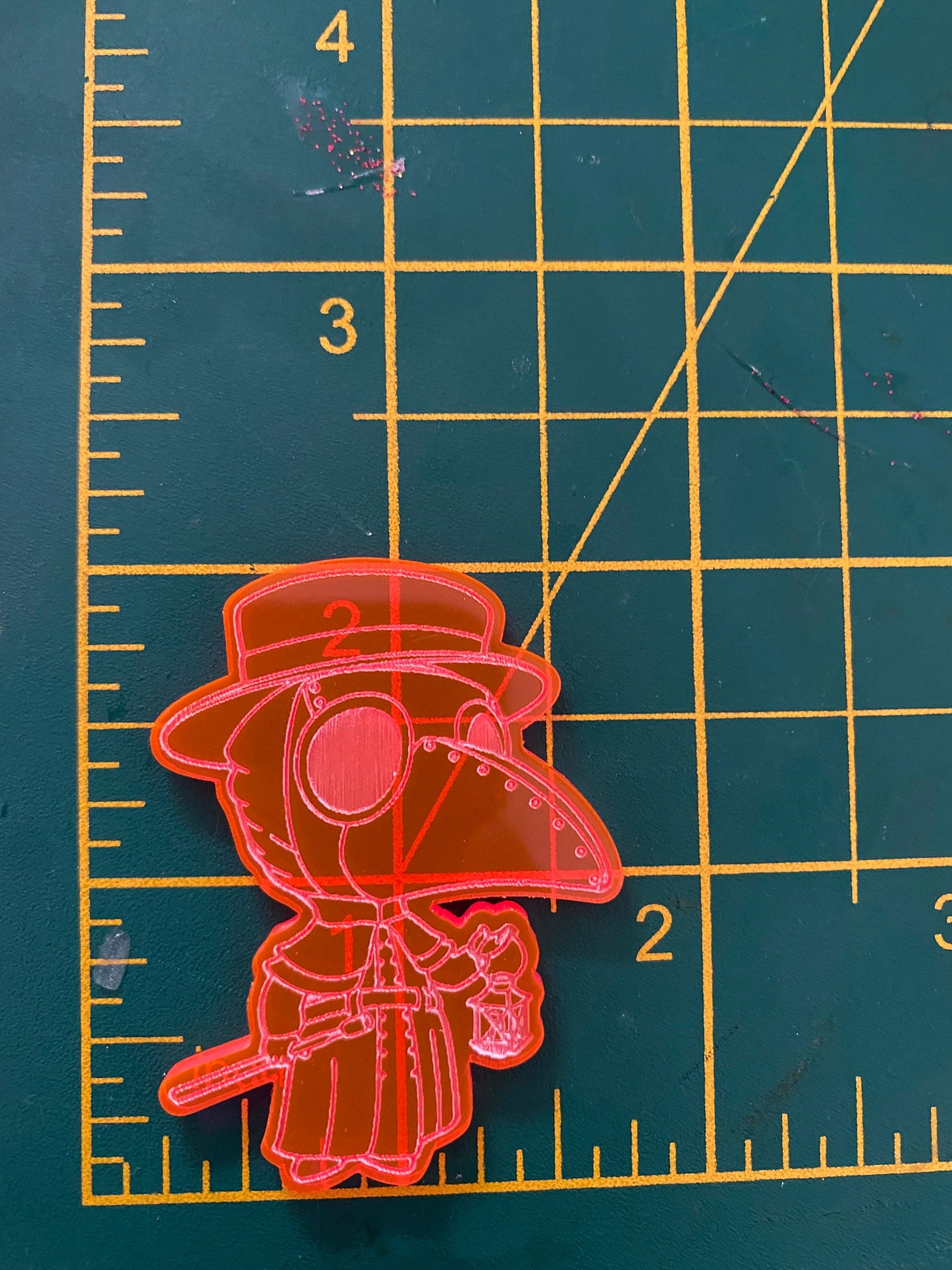 2” Plague Doctor Silicone Mould